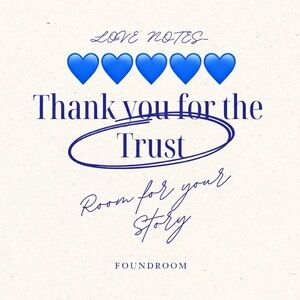 THANK YOU FOR 5 STARS and SWEET LOVE NOTES!